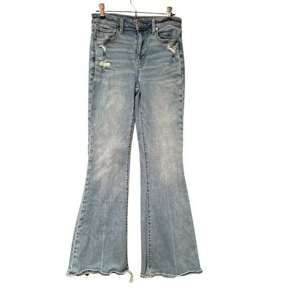 American Eagle Wide Leg Jeans Size 4 - Picture 1 of 10